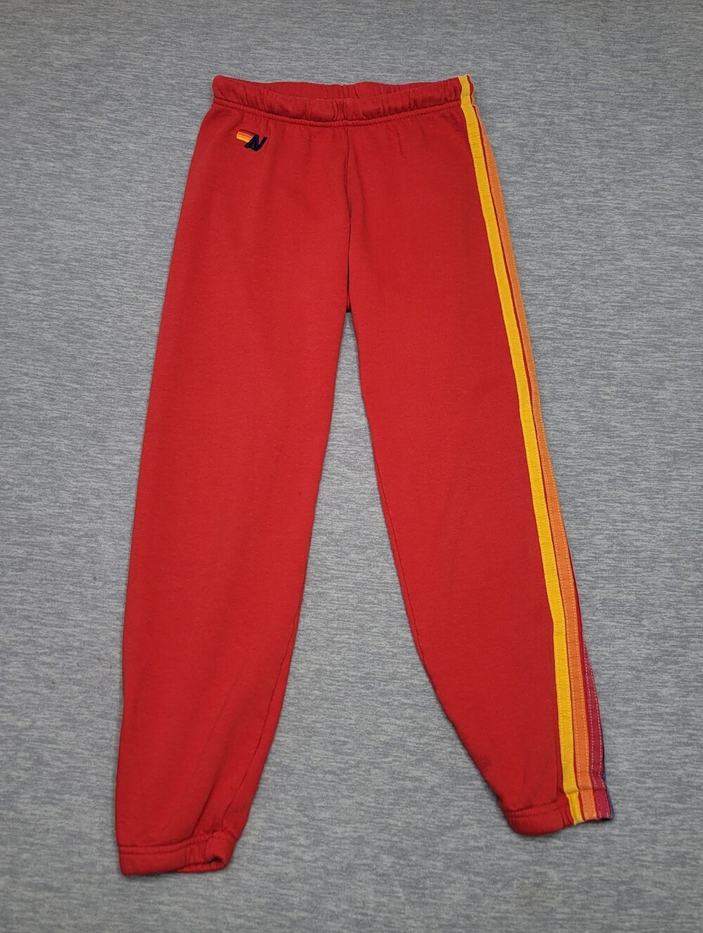 Aviator Nation Sweatpants Women's XS 5 Stripe Red